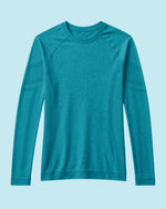 Women's Seamless Long-sleeve Underscrub Marina - Scrubloop