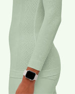 Women's Seamless Long-sleeve Underscrub Mint - Scrubloop