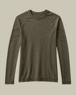Women's Seamless Long-sleeve Underscrub Olive - Scrubloop