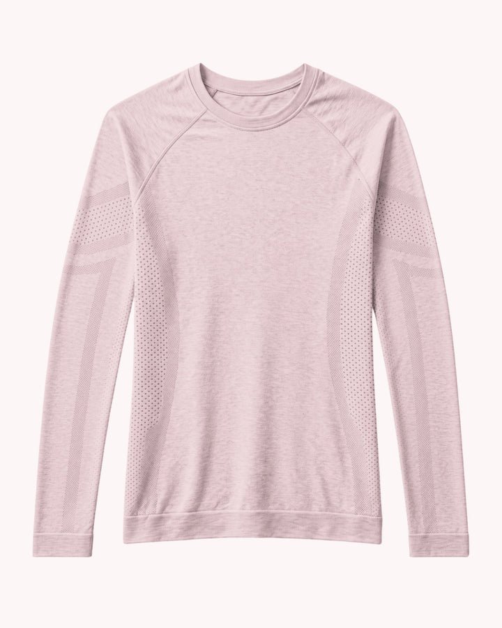 Women's Seamless Long-sleeve Underscrub Rose Quartz