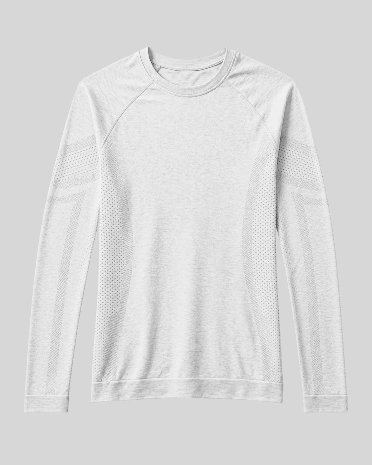 Women's Seamless Long-sleeve Underscrub White - Scrubloop