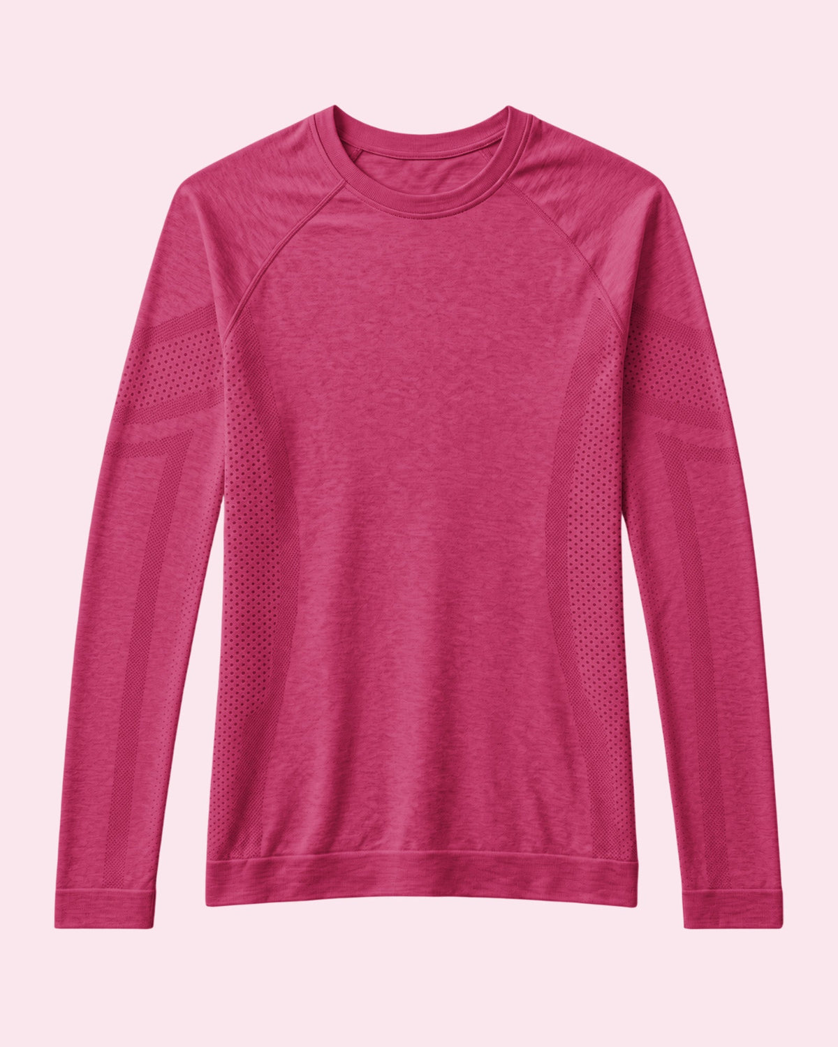 Women's Seamless Long-sleeve Underscrub Wild Berry - Scrubloop