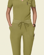 Women's Slim 6-Pocket Pant Avocado - Scrubloop
