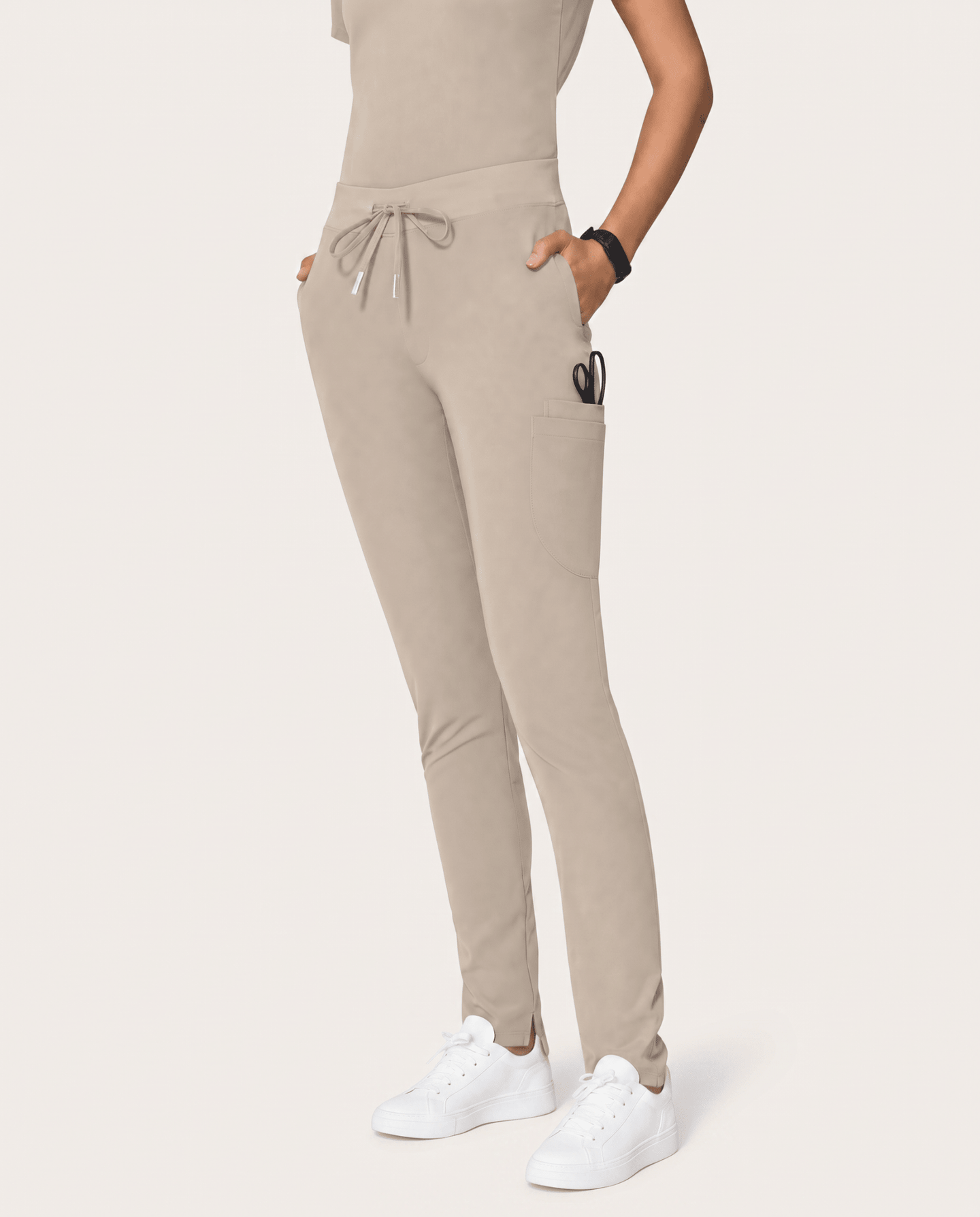 Women's Slim 6-Pocket Pant Birch - Scrubloop
