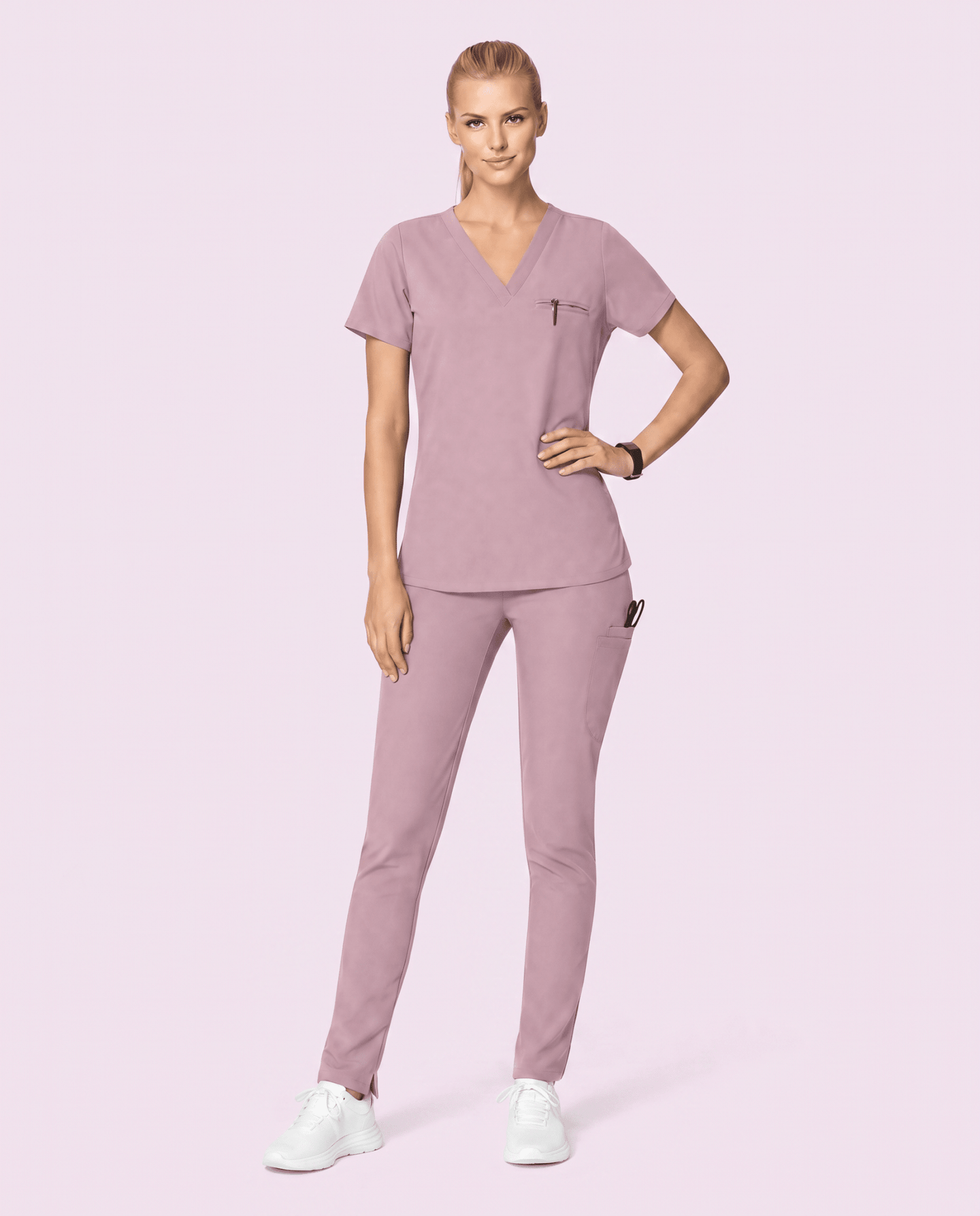 Women's Slim 6-Pocket Pant Blossom - Scrubloop