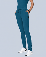 Women's Slim 6-Pocket Pant Caribbean Blue - Scrubloop