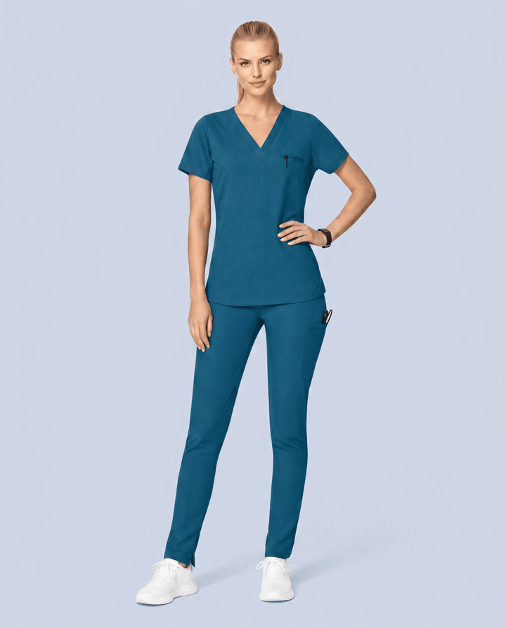 Women's Slim 6-Pocket Pant Caribbean Blue