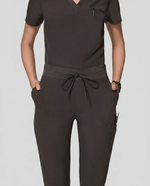 Women's Slim 6-Pocket Pant Charcoal - Scrubloop