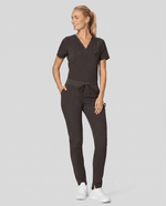 Women's Slim 6-Pocket Pant Charcoal - Scrubloop