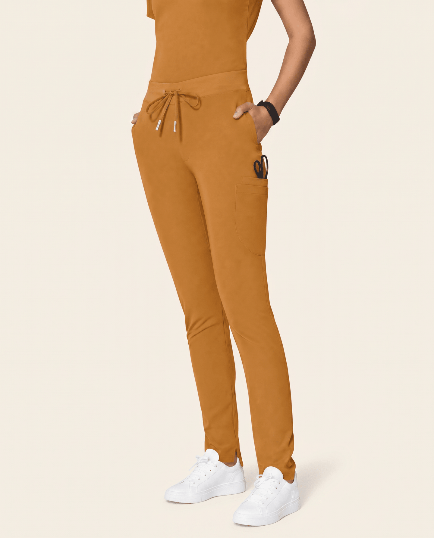 Women's Slim 6-Pocket Pant Cider - Scrubloop