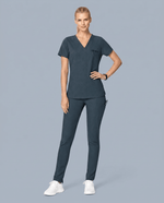 Women's Slim 6-Pocket Pant Dark Harbor - Scrubloop