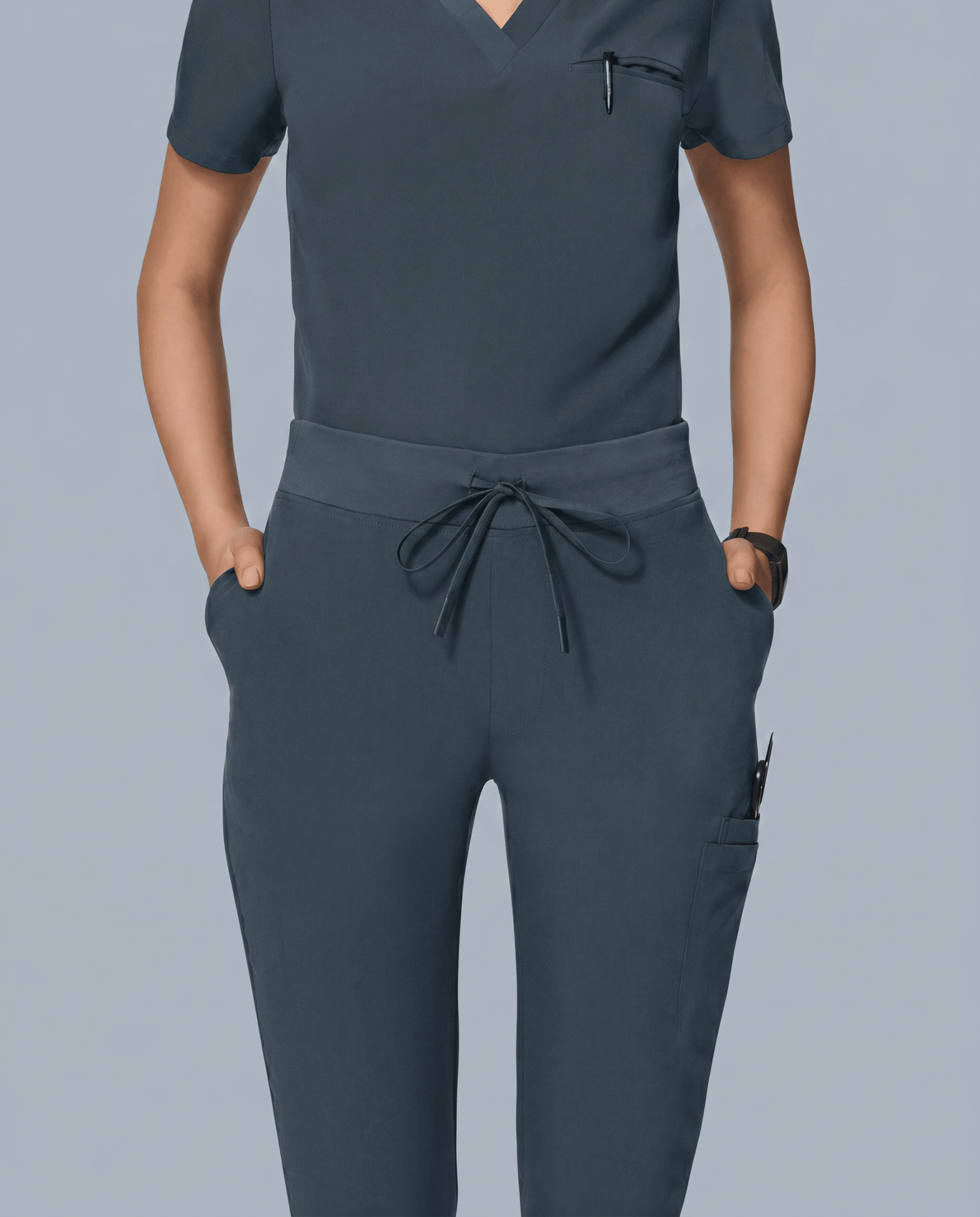 Women's Slim 6-Pocket Pant Dark Harbor - Scrubloop