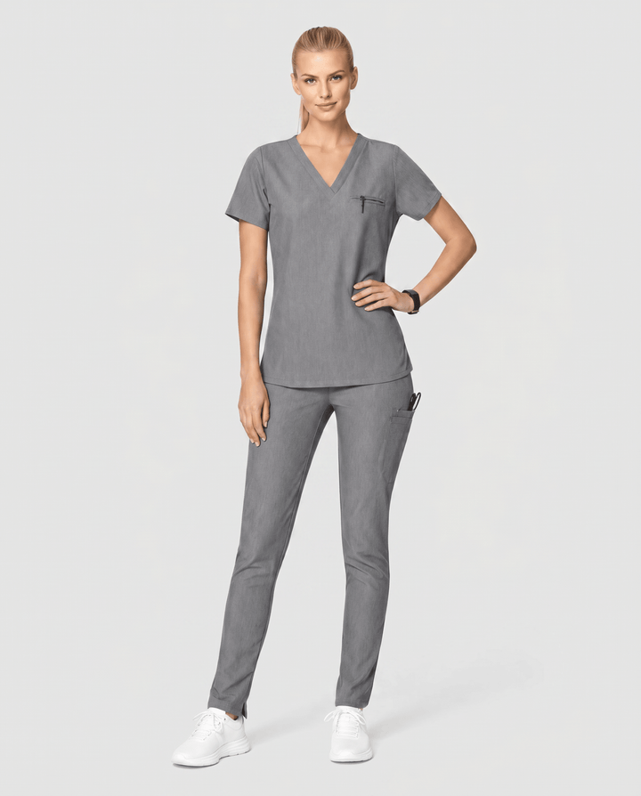 Women's Slim 6-Pocket Pant Heather Gray