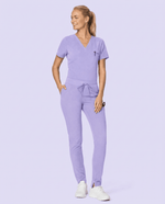 Women's Slim 6-Pocket Pant Lavender - Scrubloop