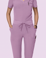 Women's Slim 6-Pocket Pant Lilac - Scrubloop
