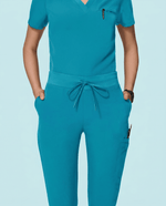 Women's Slim 6-Pocket Pant Marina - Scrubloop
