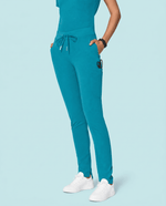 Women's Slim 6-Pocket Pant Marina - Scrubloop
