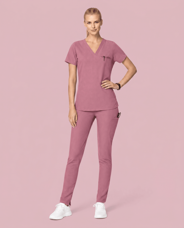 Women's Slim 6-Pocket Pant Mauve