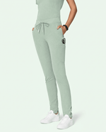 Women's Slim 6-Pocket Pant Mint - Scrubloop