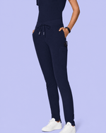 Women's Slim 6-Pocket Pant Navy - Scrubloop