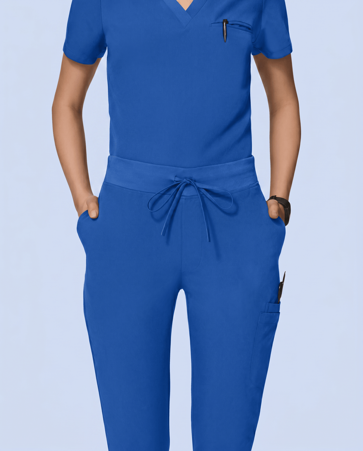 Women's Slim 6-Pocket Pant Royal Blue - Scrubloop