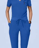 Women's Slim 6-Pocket Pant Royal Blue - Scrubloop