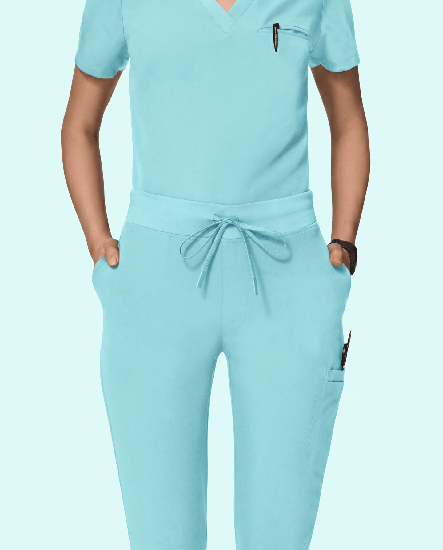 Women's Slim 6-Pocket Pant Surf - Scrubloop