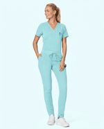 Women's Slim 6-Pocket Pant Surf - Scrubloop