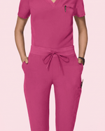Women's Slim 6-Pocket Pant Wild Berry - Scrubloop