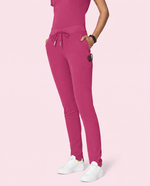 Women's Slim 6-Pocket Pant Wild Berry - Scrubloop