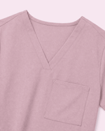 Women's Slim One-Pocket V-neck Top Blossom - Scrubloop