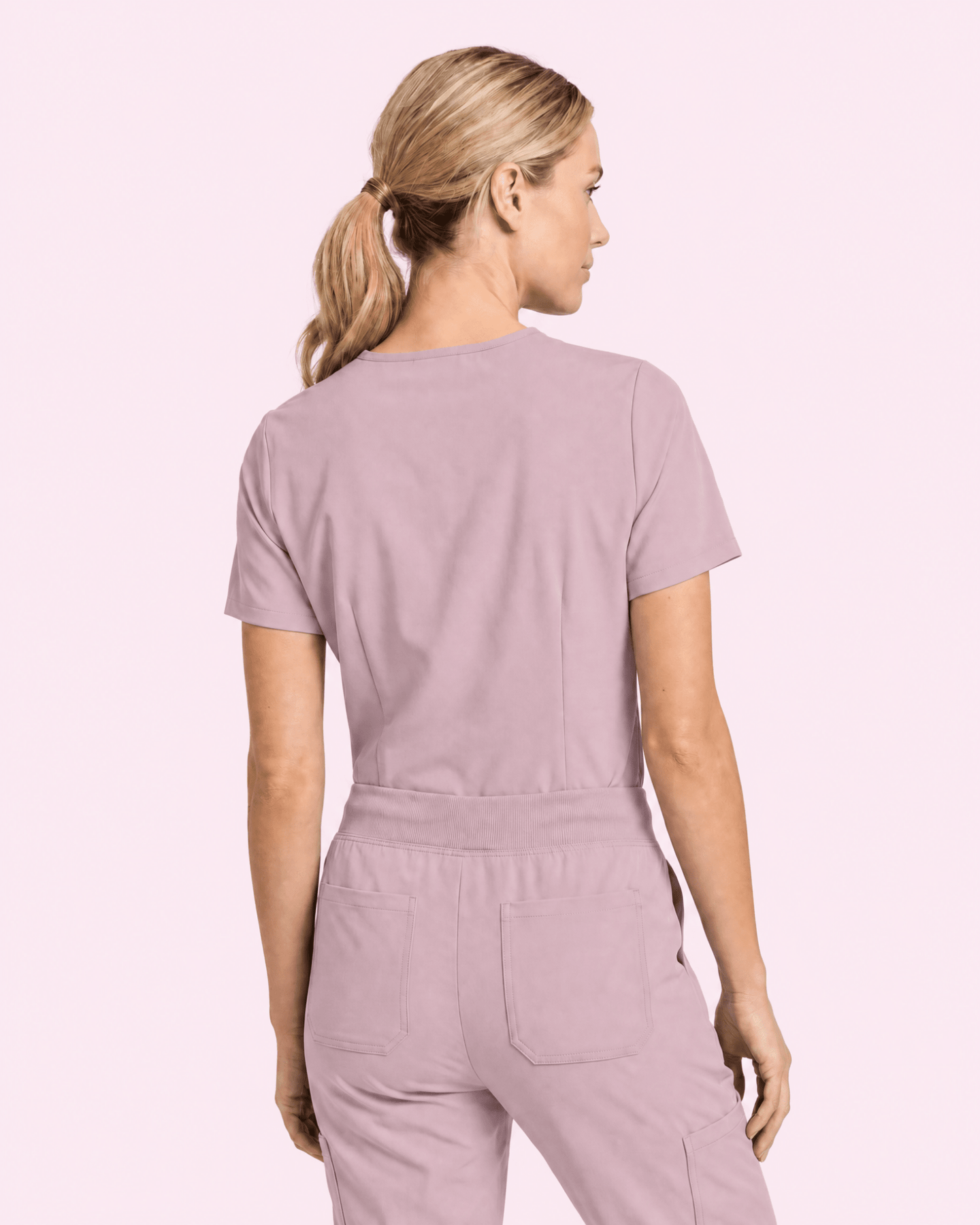 Women's Slim One-Pocket V-neck Top Blossom - Scrubloop