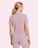 Women's Slim One-Pocket V-neck Top Blossom - Scrubloop
