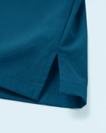 Women's Slim One-Pocket V-neck Top Caribbean Blue - Scrubloop