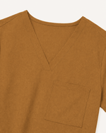 Women's Slim One-Pocket V-neck Top Cider - Scrubloop
