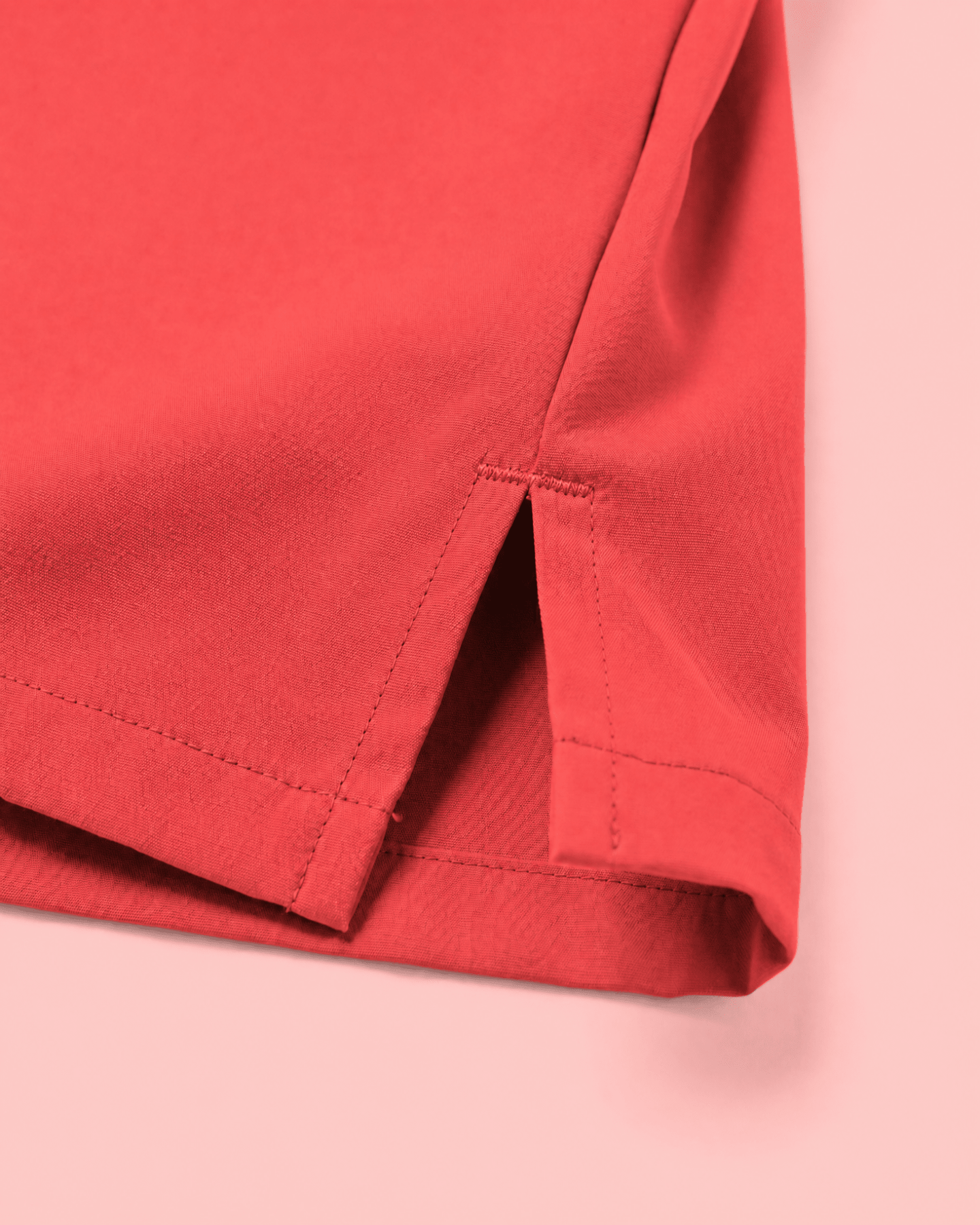 Women's Slim One-Pocket V-neck Top Coral - Scrubloop