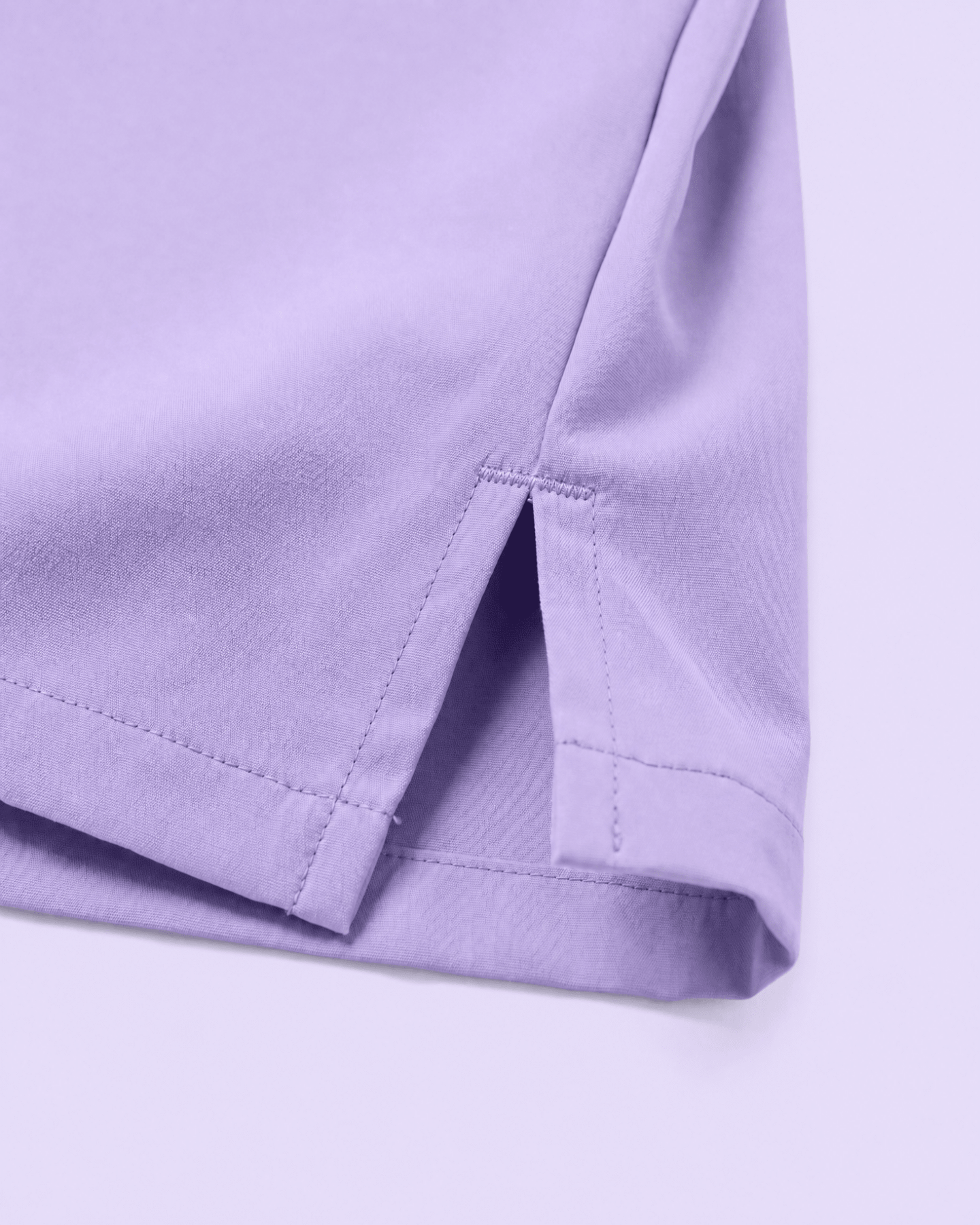 Women's Slim One-Pocket V-neck Top Lavender - Scrubloop