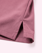 Women's Slim One-Pocket V-neck Top Mauve - Scrubloop