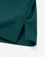 Women's Slim One-Pocket V-neck Top Midnight Green - Scrubloop
