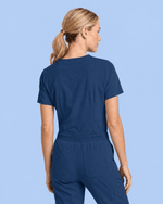 Women's Slim One-Pocket V-neck Top Ocean - Scrubloop