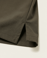 Women's Slim One-Pocket V-neck Top Olive - Scrubloop