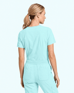 Women's Slim One-Pocket V-neck Top Surf - Scrubloop