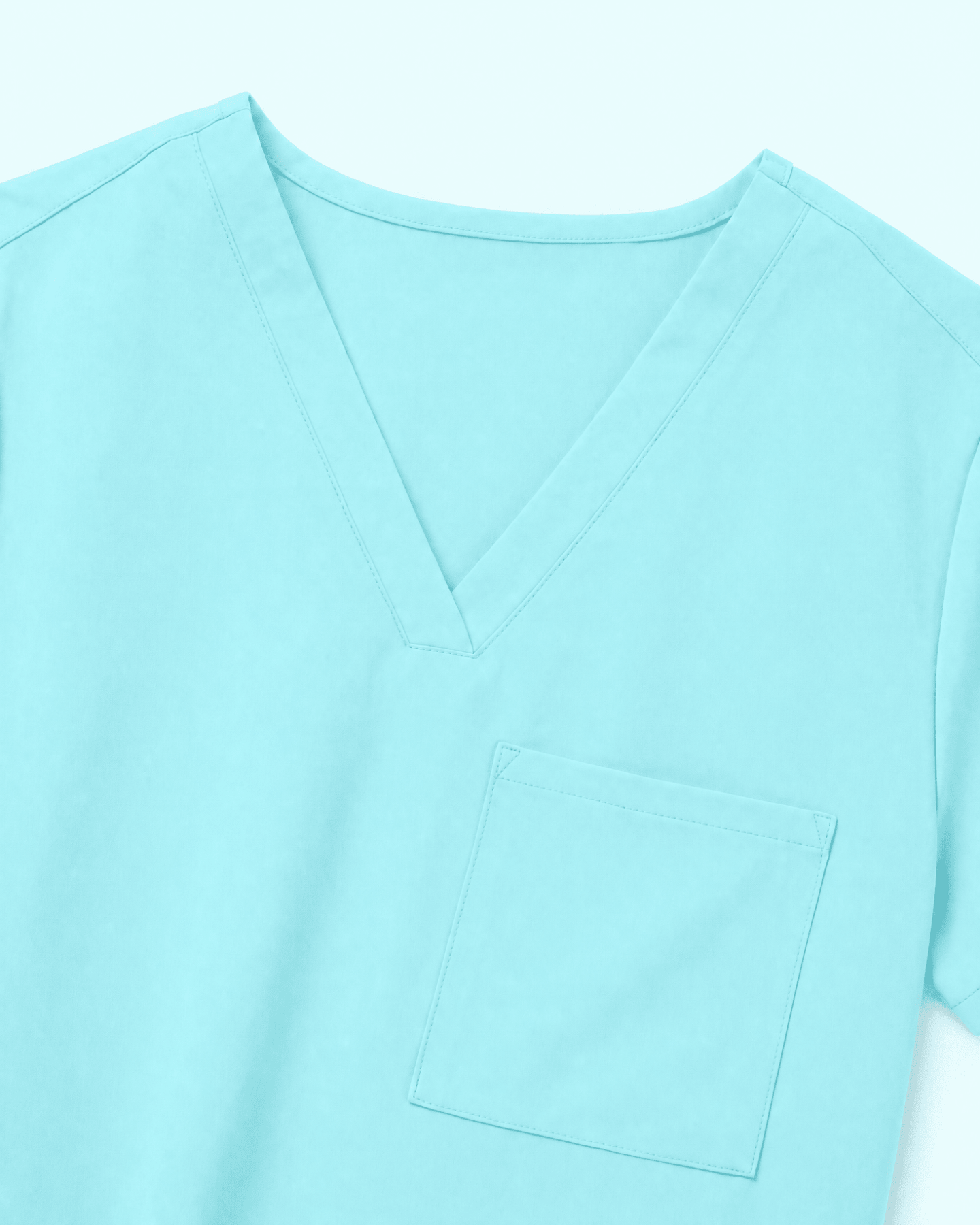 Women's Slim One-Pocket V-neck Top Surf - Scrubloop