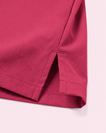 Women's Slim One-Pocket V-neck Top Wild Berry - Scrubloop