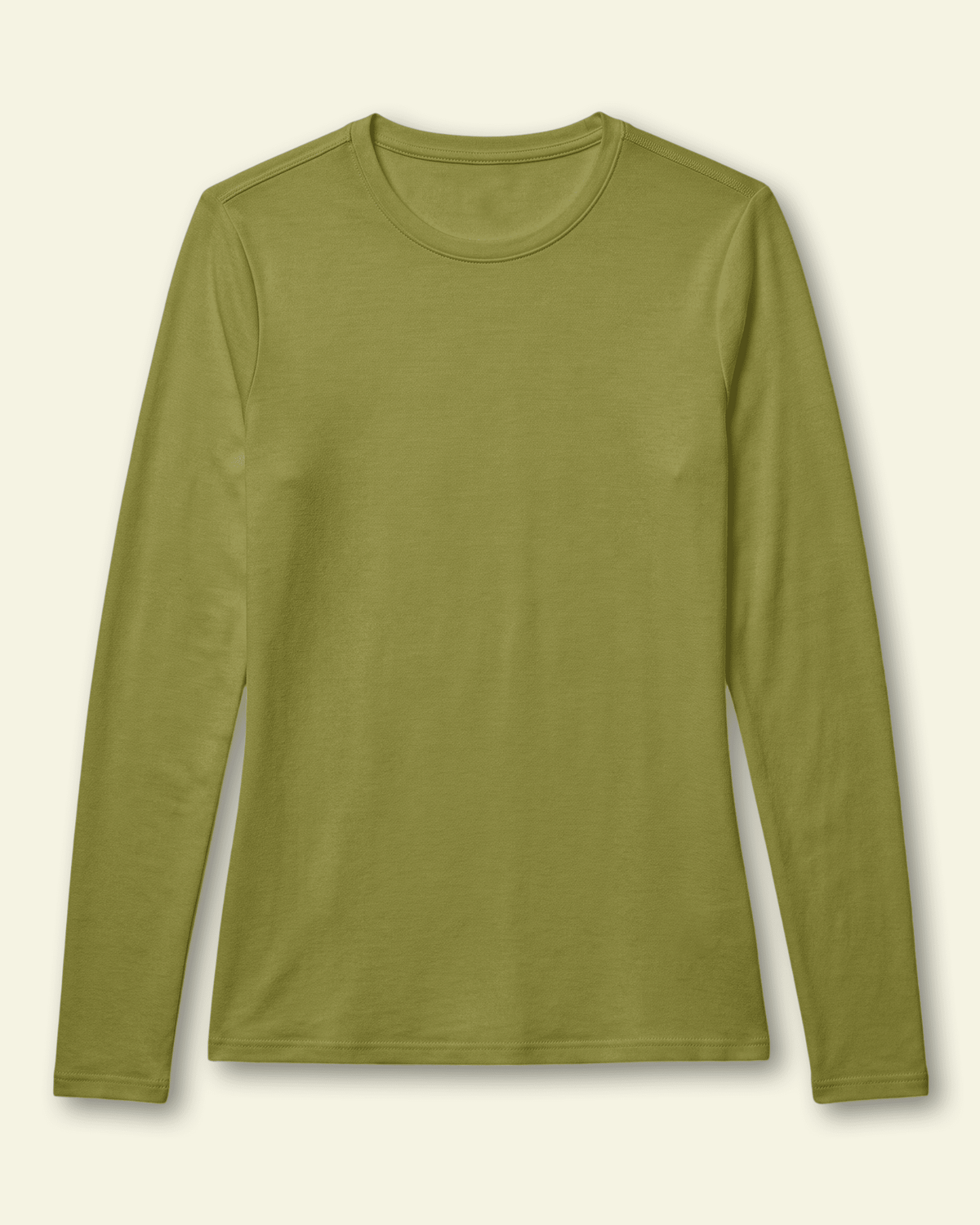Women's Supersoft Long-Sleeve Underscrub Avocado - Scrubloop