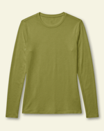 Women's Supersoft Long-Sleeve Underscrub Avocado - Scrubloop