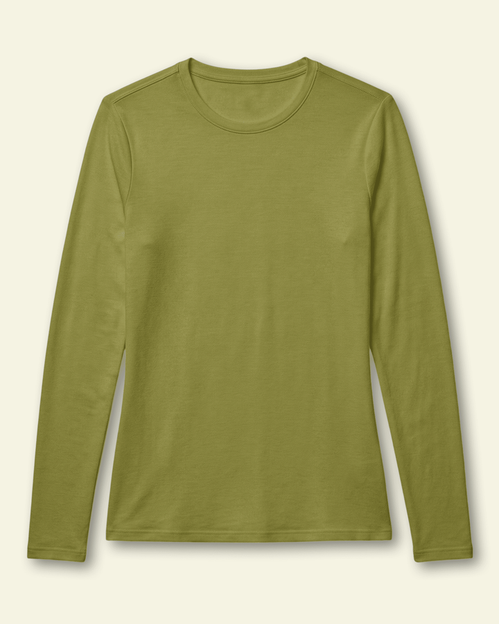 Women's Supersoft Long-Sleeve Underscrub Avocado