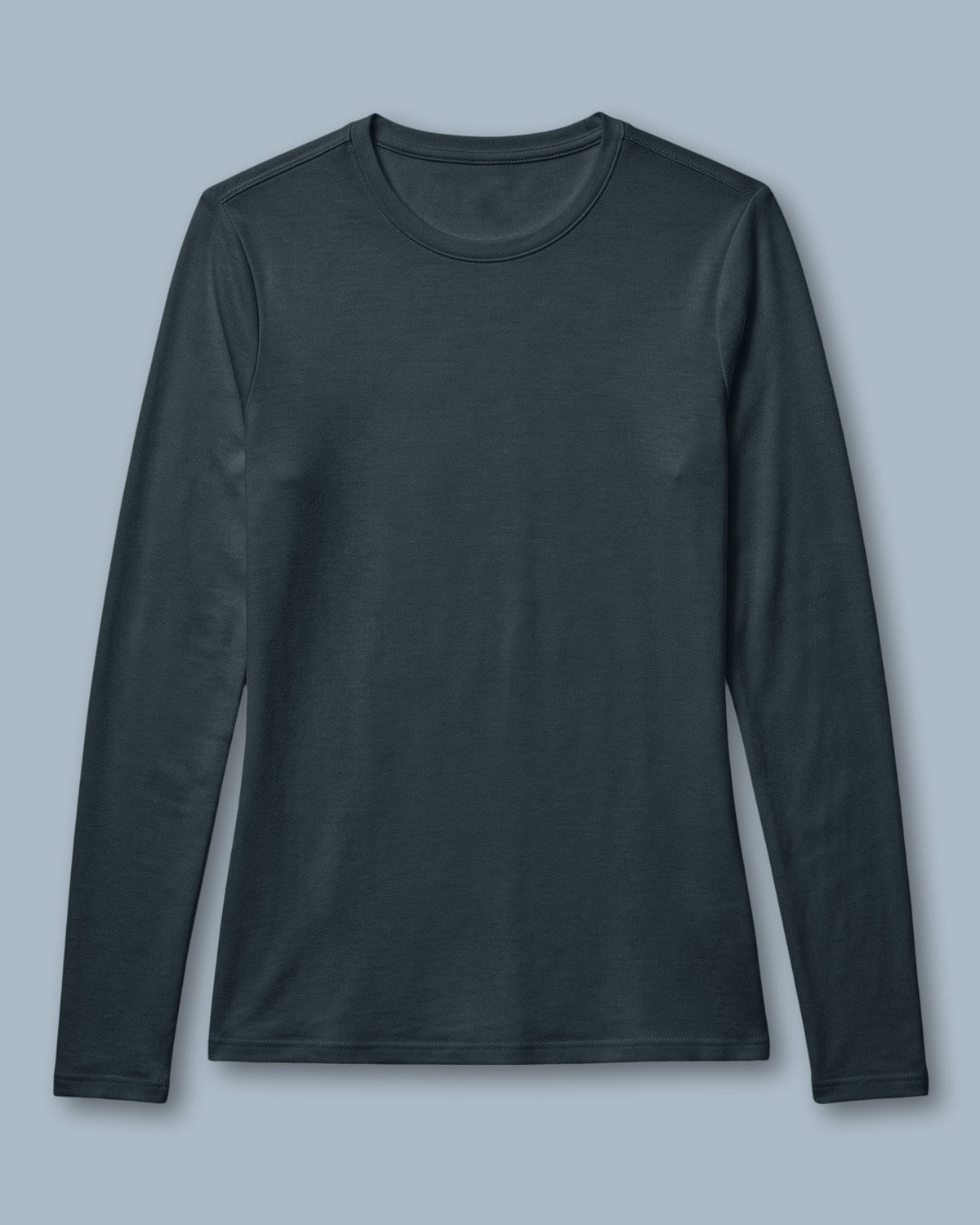 Women's Supersoft Long-Sleeve Underscrub Dark Harbor - Scrubloop