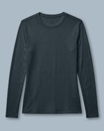 Women's Supersoft Long-Sleeve Underscrub Dark Harbor - Scrubloop