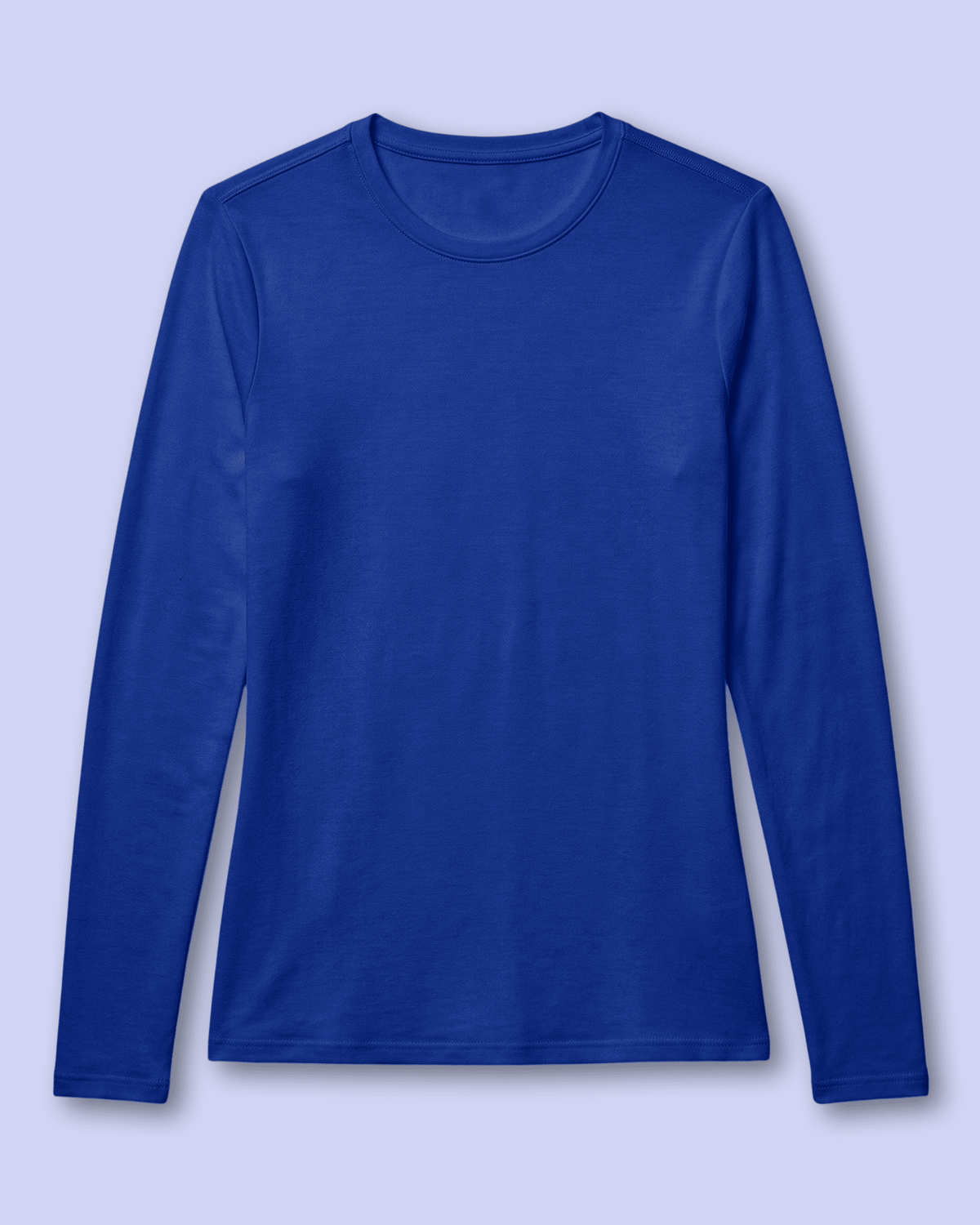 Women's Supersoft Long-Sleeve Underscrub Galaxy Blue - Scrubloop